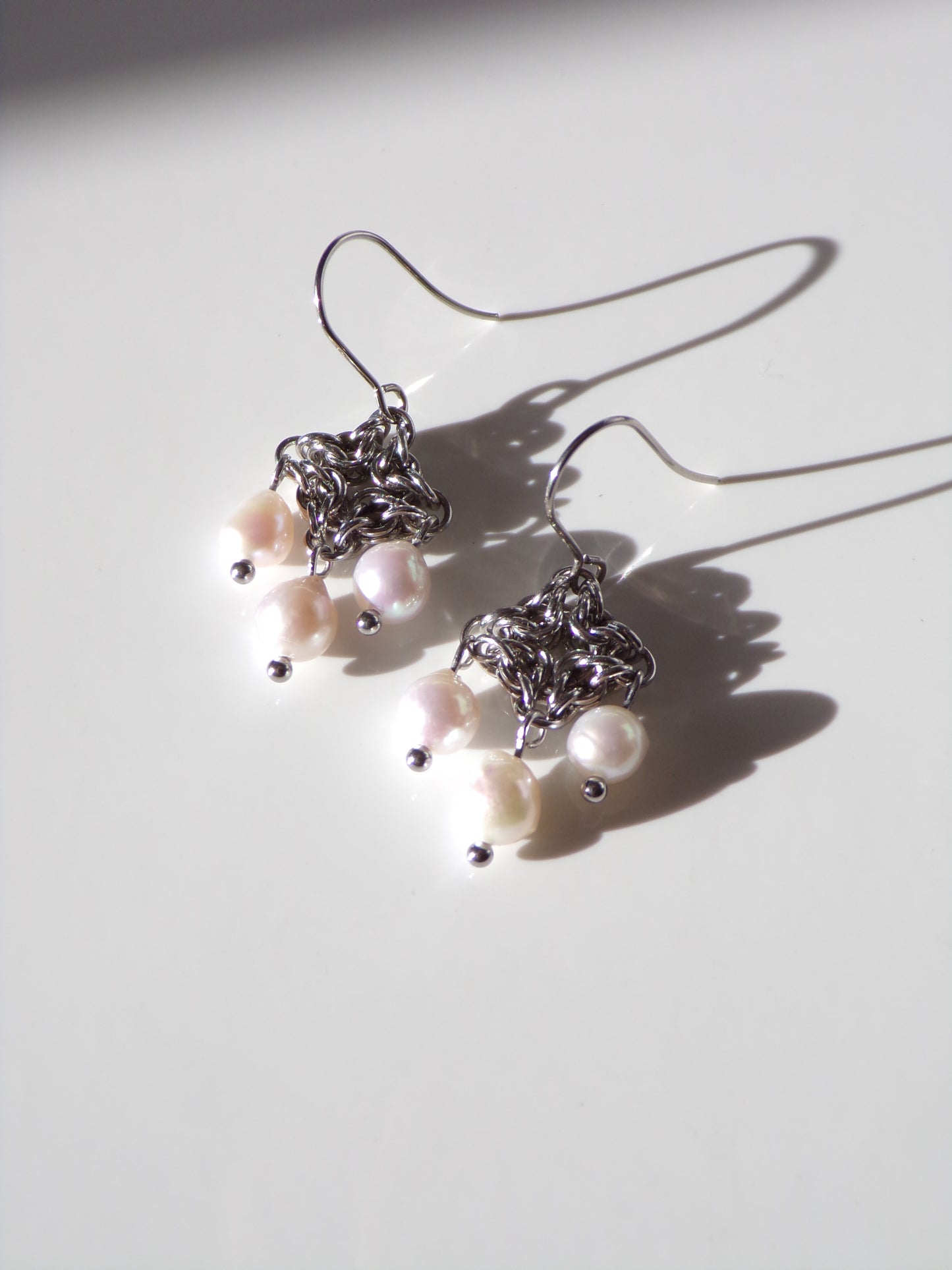 Pink CALISTA Pearl Earrings