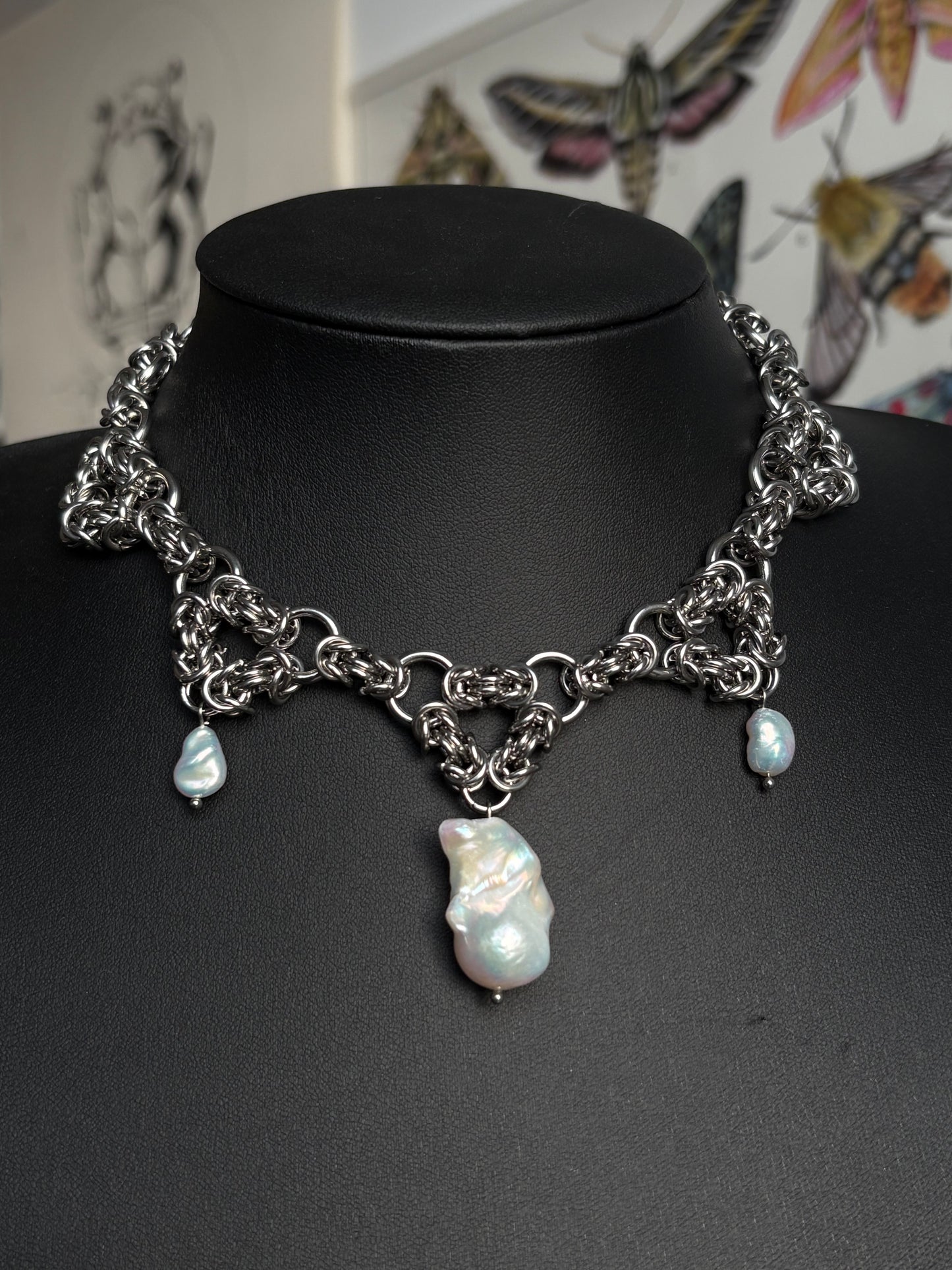 LUSTRE X Pearl Necklace