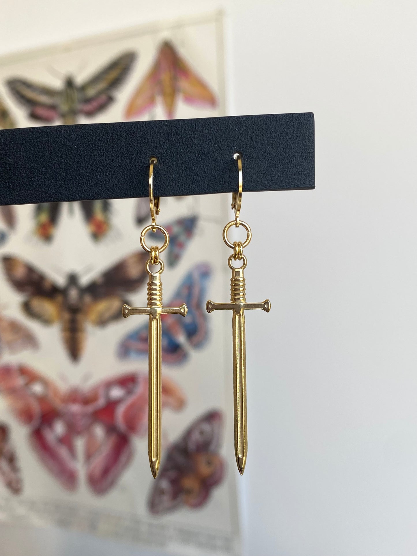 Gold EX Earrings