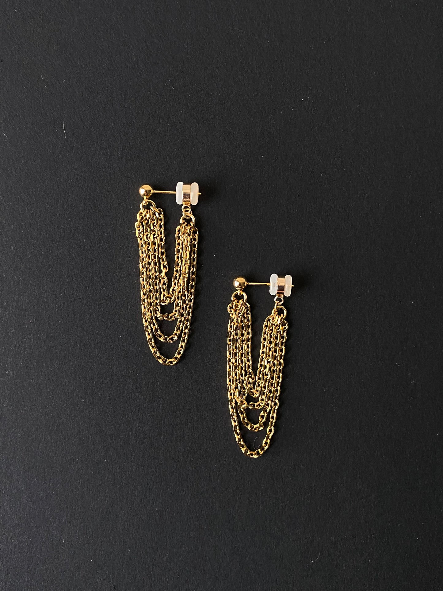 Gold ECHO Earrings