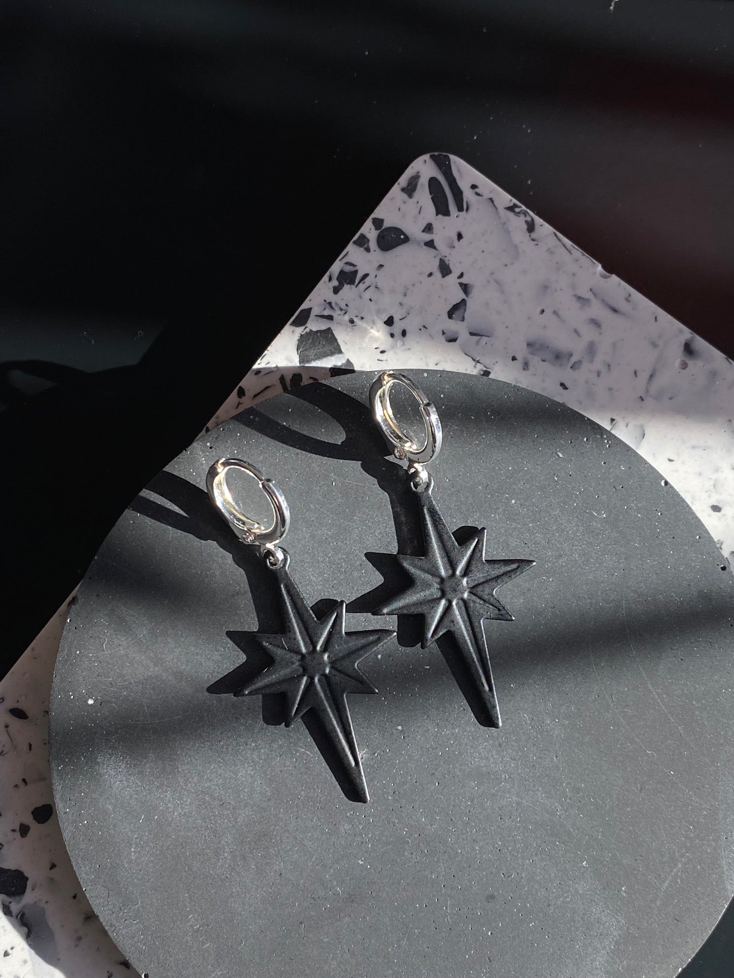 NORTH Earrings Black