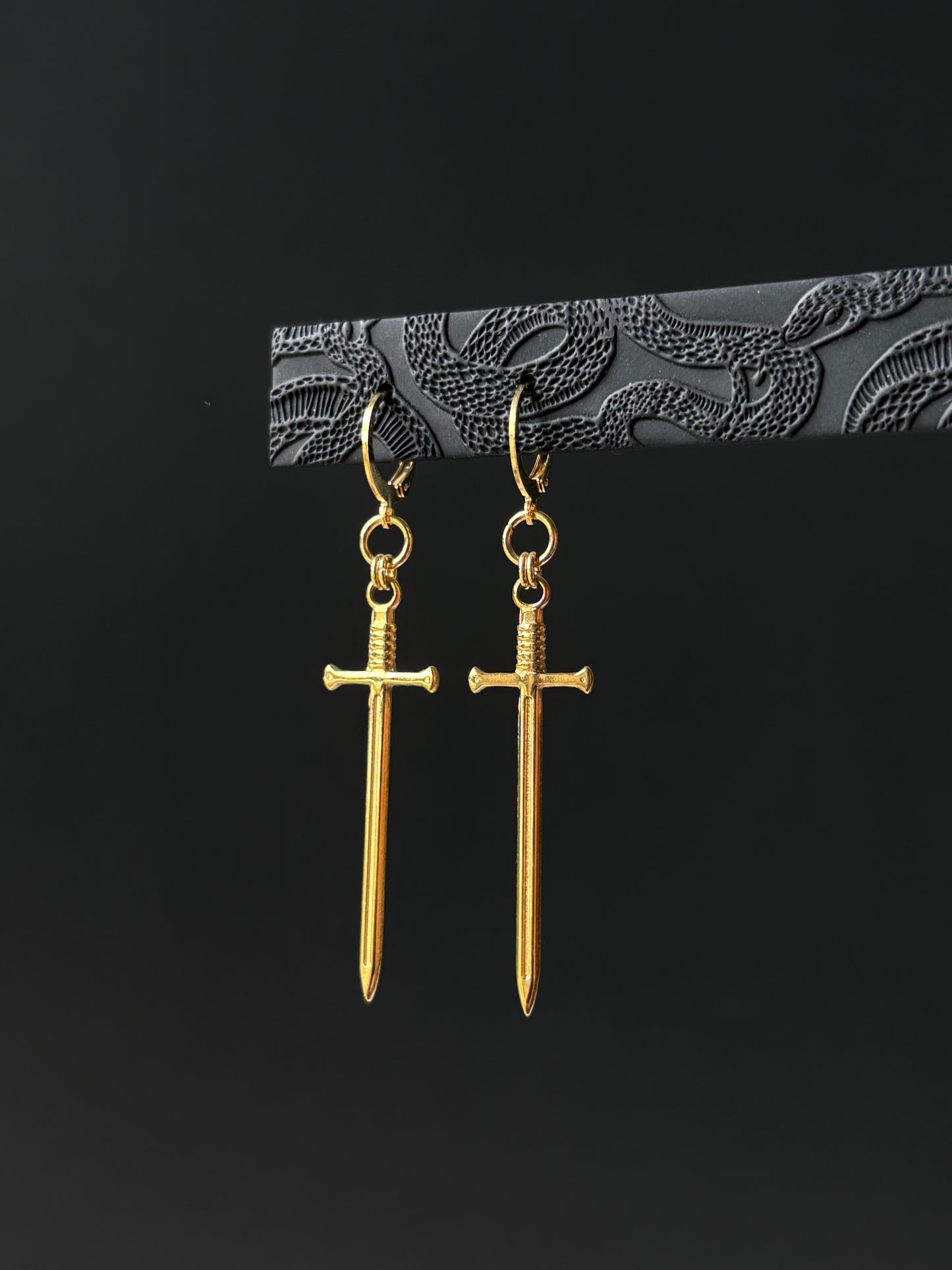 Gold EX Earrings