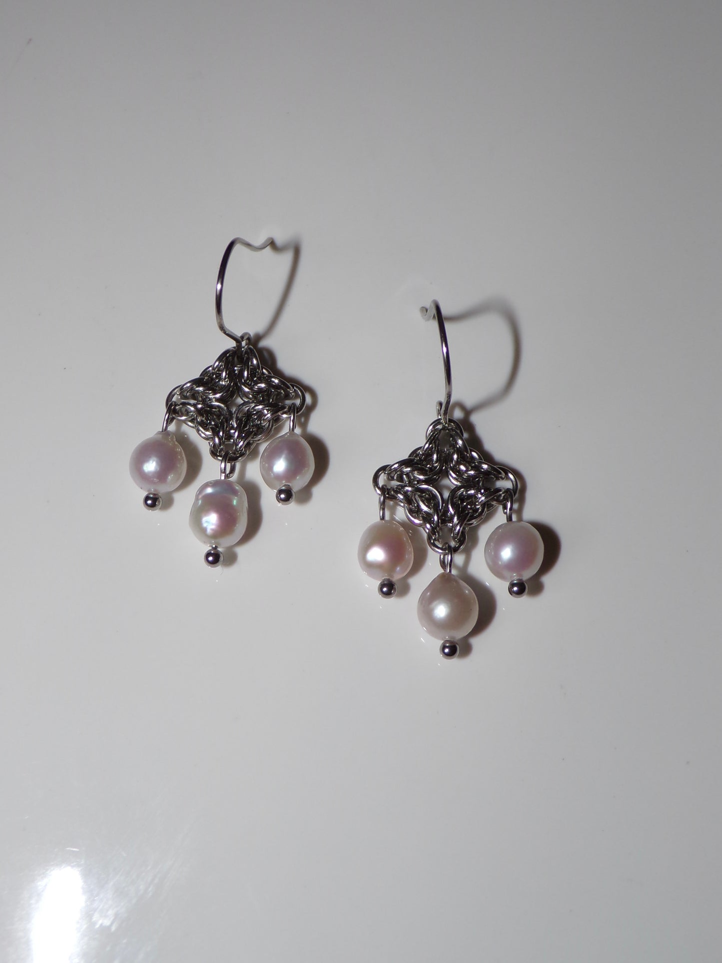 Pink CALISTA Pearl Earrings
