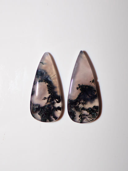 ARMOUR IV Moss Agate Earrings