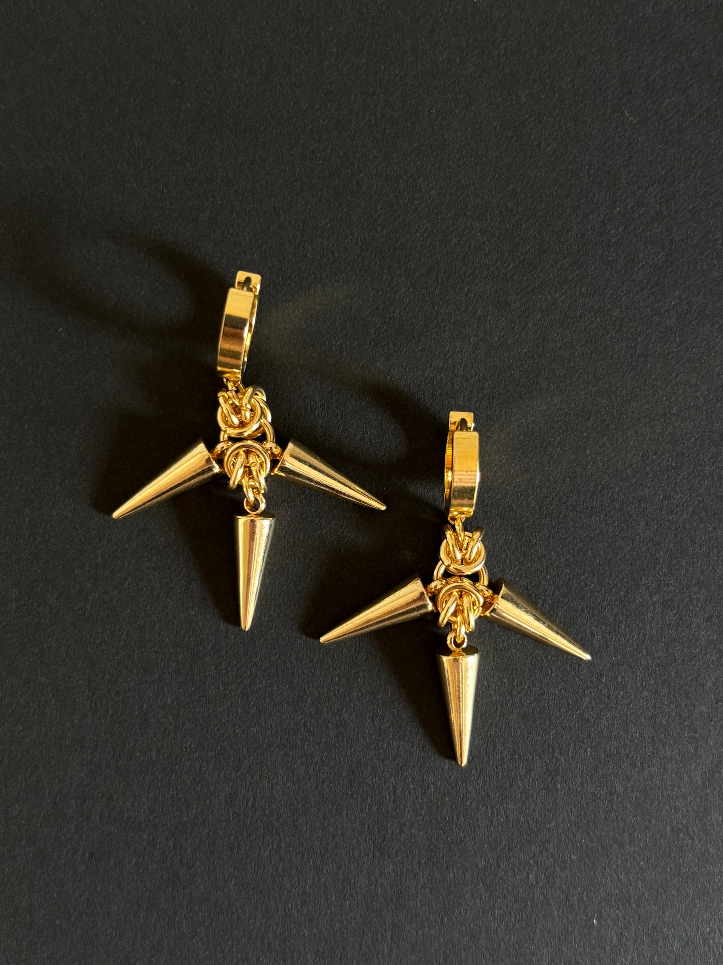 Gold THISTLE Earrings