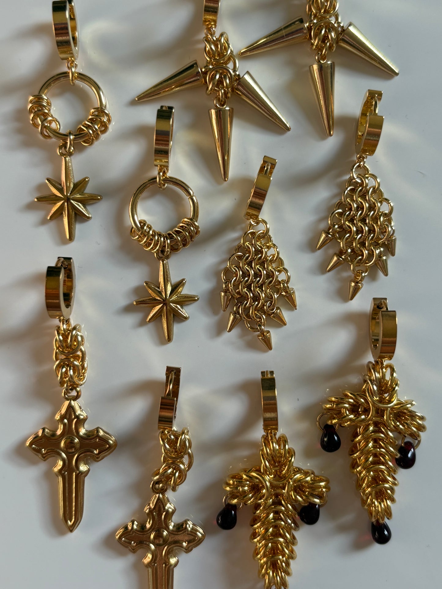Gold THISTLE Earrings