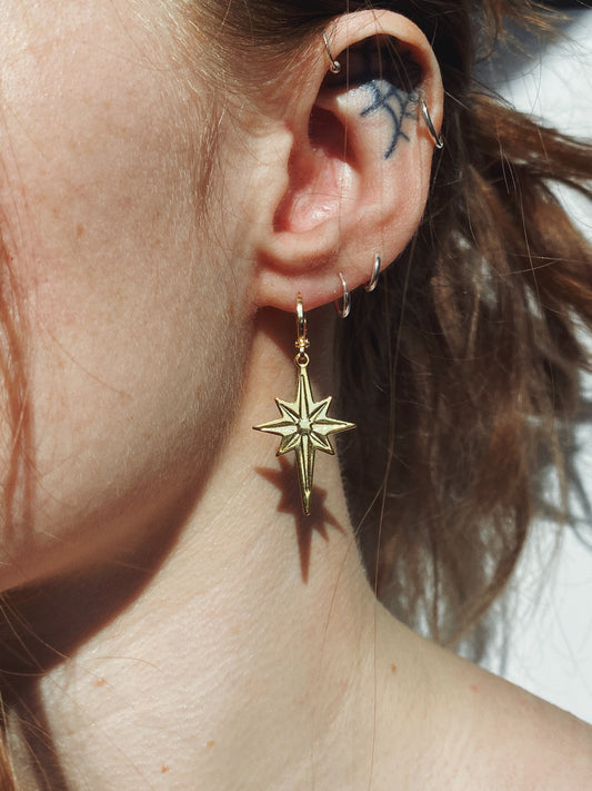 NORTH Earrings Gold