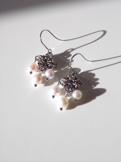 Pink CALISTA Pearl Earrings