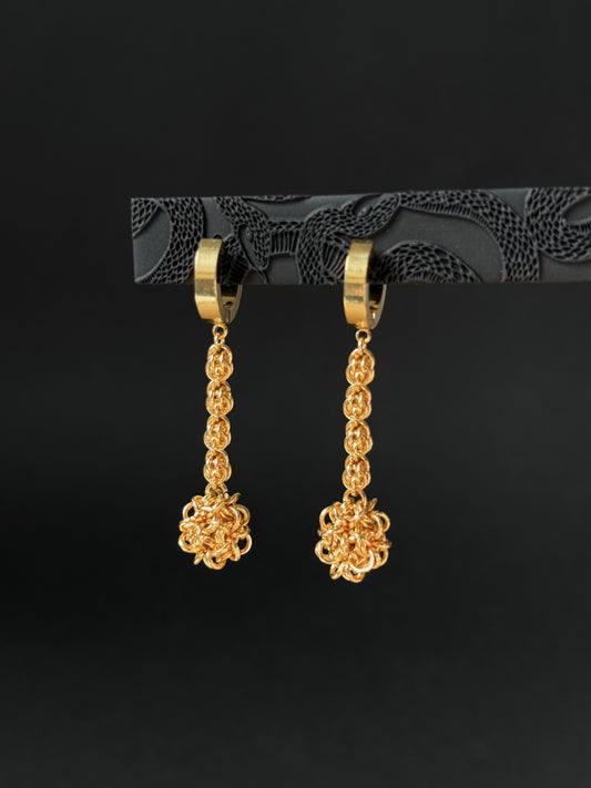 Gold SLUNGSHOT Earrings