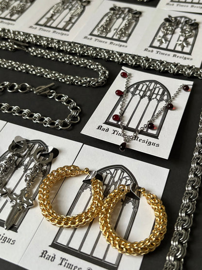 Gold PERSIA Hoop Earrings
