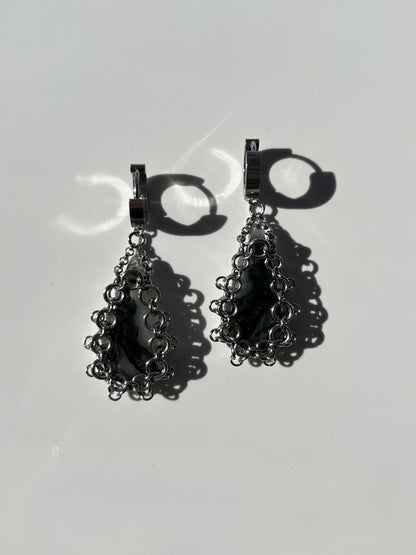 ARMOUR IX Moss Agate Earrings