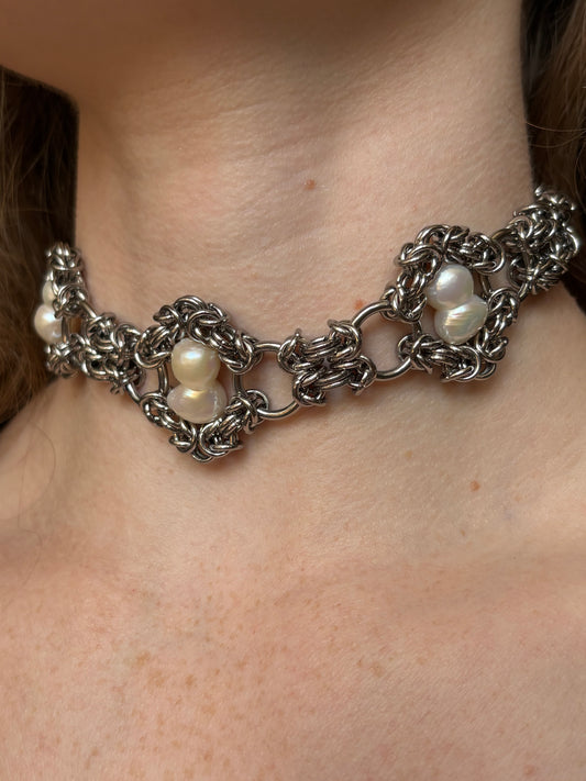 HEMLOCK IX Pearl Necklace