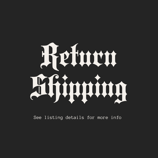 Return Shipping for Adjustments